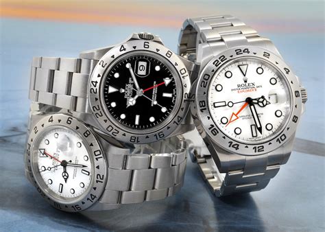 rolex explorer 2 hands|Rolex explorer 2 models.